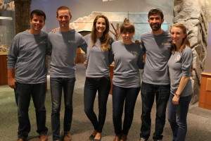 group of people in gray shirts