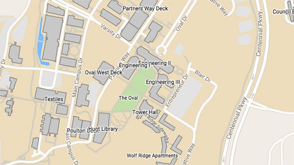 Map Of Ncsu Campus NC State Campus Map