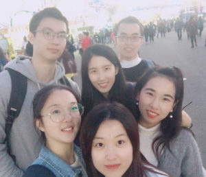 donghua university 3+X students enjoying the north carolina state fair