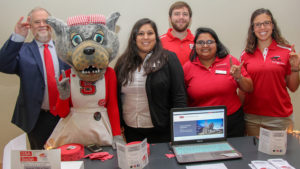 GSA officers at orientation booth