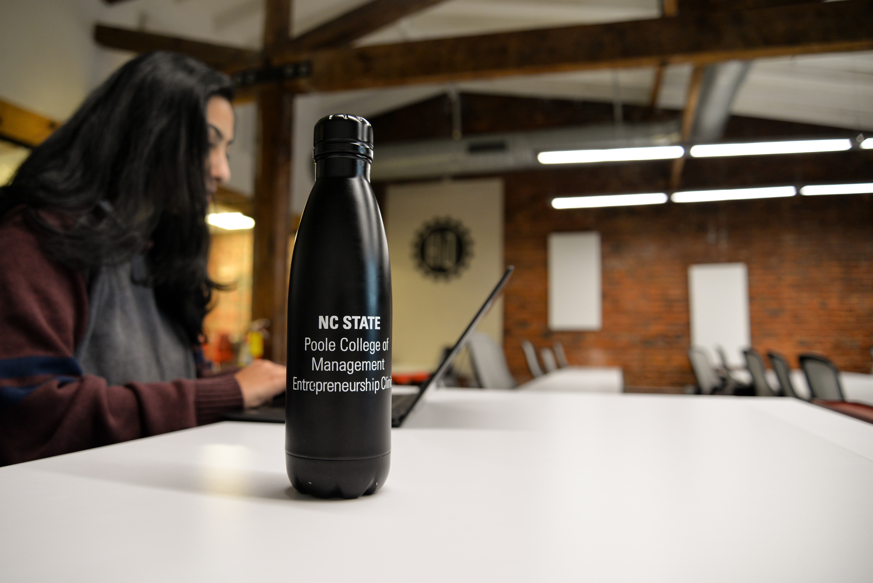 Poole College of Management E-Clinic Water bottle