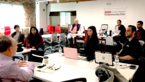 meeting of Poole College of Management E-Clinic