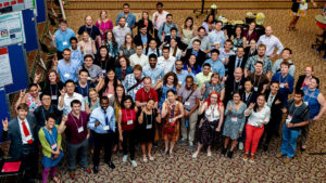2019 Postdoc Research Symposium group photo from above