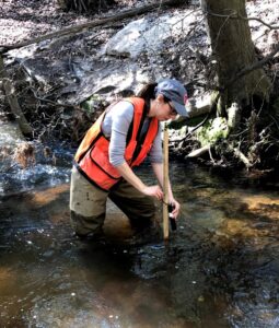 Marie-Amelie Performing Fieldwork