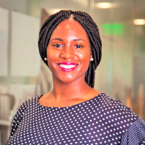 Iwinosa Idahor (Educational Leadership, Policy, and Human Development PhD) leads a writing group for students in the College of Education.