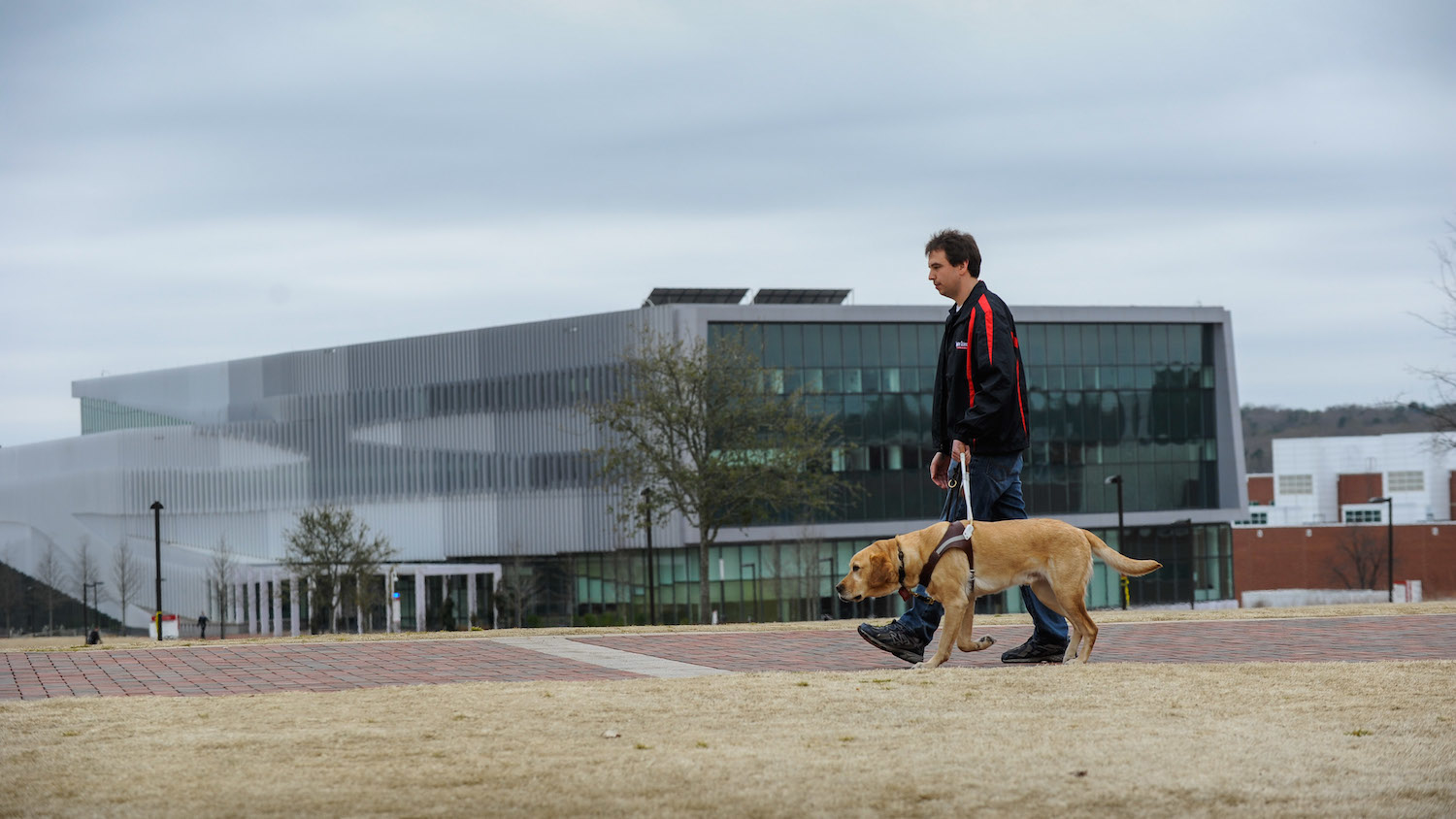 Sean Mealin and his dog Simba