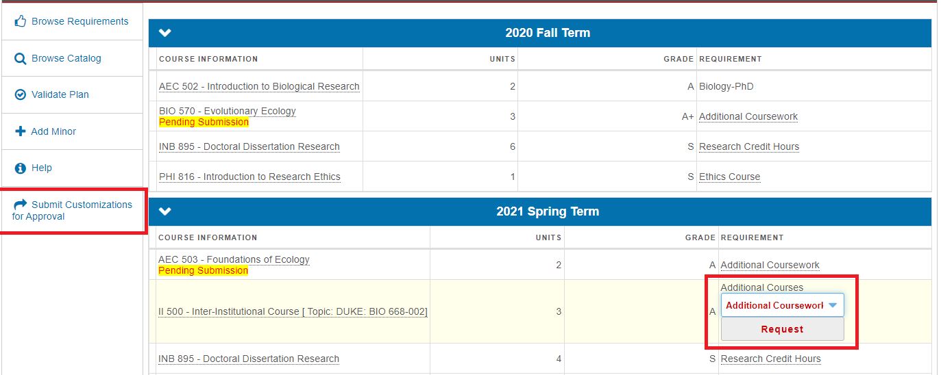 Graduate Planner The Graduate School