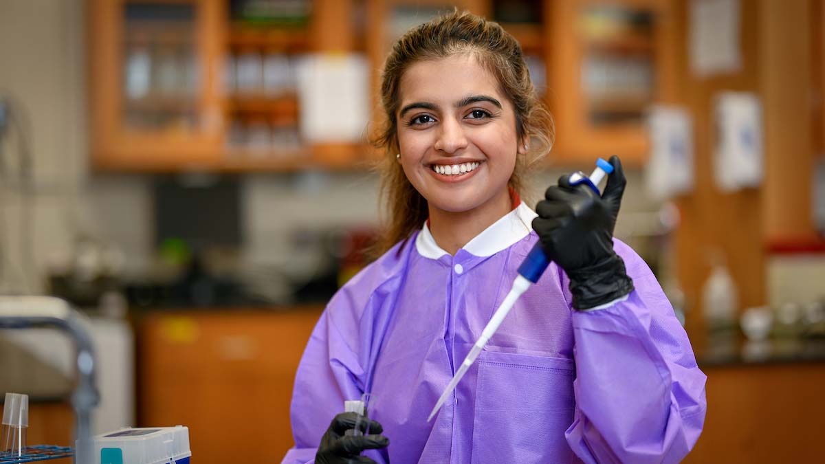 Hong Kong native Riya Magiya is a graduate student in the Department of Food, Bioprocessing and Nutrition Sciences, with a minor in food safety.