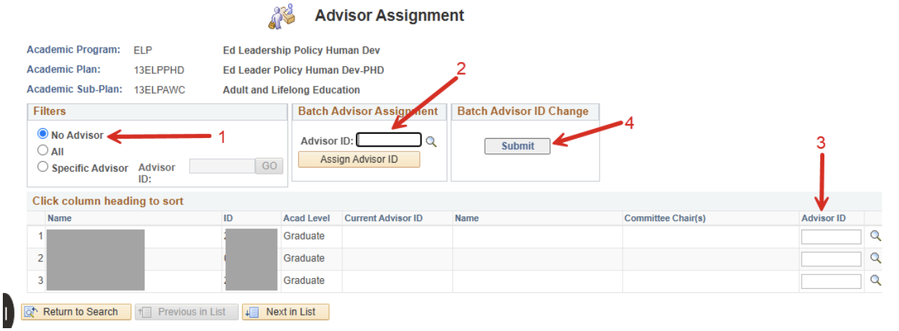 Advisor Assignment | The Graduate School